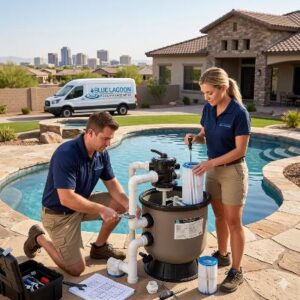 Professional Pool Repairs and pool filter repair service in Gilbert AZ.