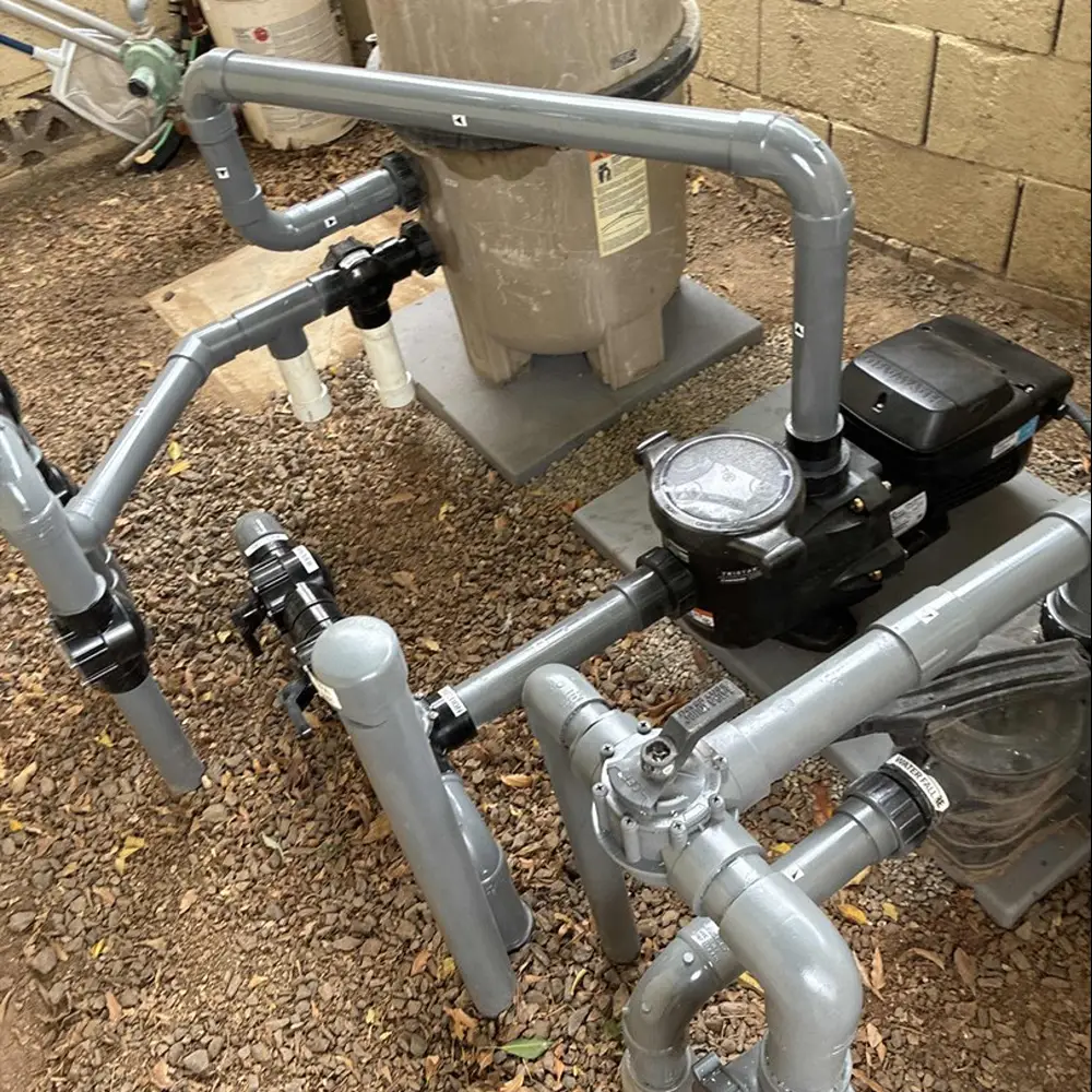 Hayward TriStar variable speed pool pump installed by Blue Lagoon Pool Management in Gilbert, AZ