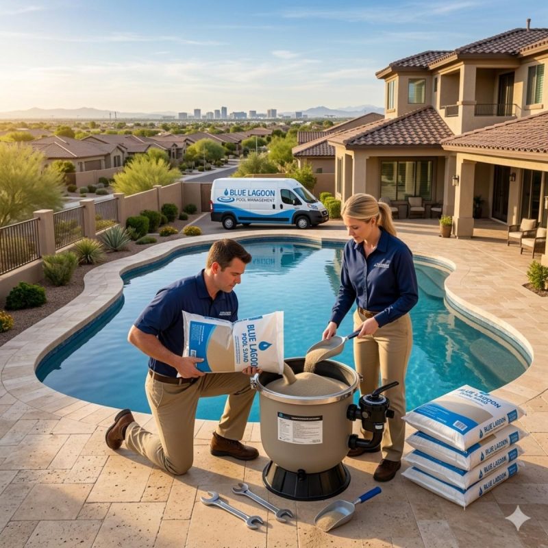 Affordable Pool Services and Pool Sand Changes in Queen Creek AZ