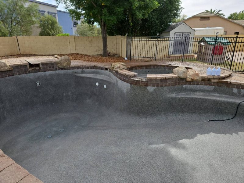 Spa repair in Gilbert, AZ - spa surface and equipment repaired by Blue Lagoon Pool Management